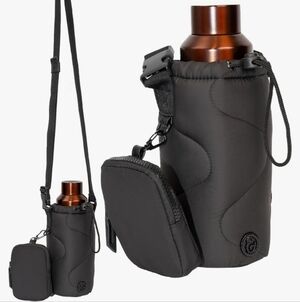 Joan & David The Mira Quilted Bottle Holder With Accesory Pouch